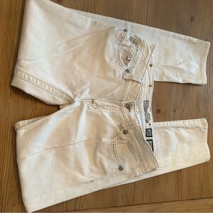 Miss Me White Denim Jeans